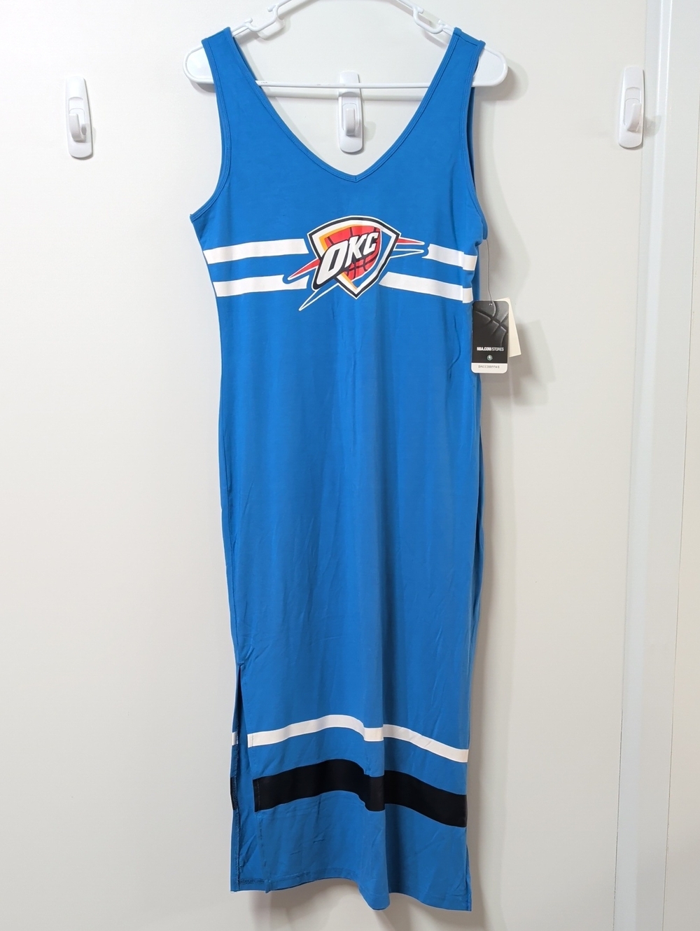 NBA G-III 4Her OKC Thunder Maxi Dress Size Medium